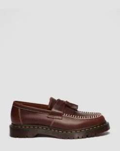 Adrian Loafers i Orleans-läder med toffs in Brun