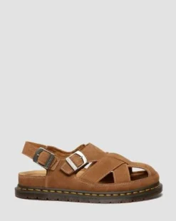 Archive Fisherman mockasandaler in Naturlig Brun
