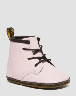 1460 Auburn läderkängor till baby in Pale Pink