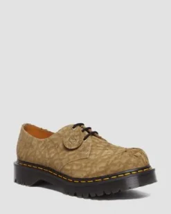 1461 Bex Made in England skor i texturerad mocka in Savannah Tan