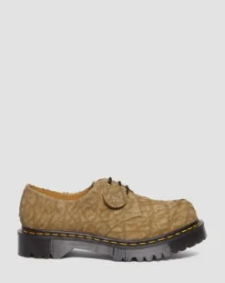1461 Bex Made in England skor i texturerad mocka in Savannah Tan