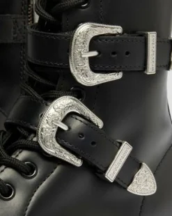 1460 Bex Western Buckle läderkängor in Svart