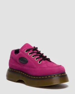 BUZZ 5-EYE MILLED NUBUCK-SKOR in Rosa