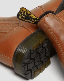 2976 DM's Wintergrip Chelsea-kängor i läder in Solbrun
