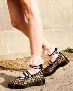 Elphie II leopard ballerinaskor in Leopard