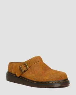 Isham Marbled mockamules med bakre rem in Brown