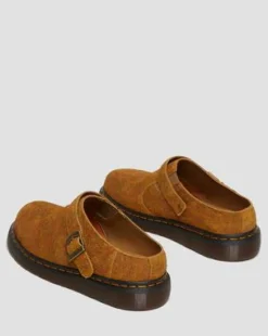 Isham Marbled mockamules med bakre rem in Brown