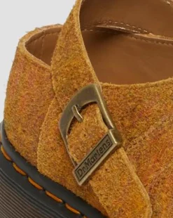 Isham Marbled mockamules med bakre rem in Brown