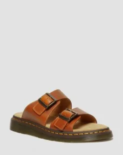 Josef lädersandaler med spänne in Oak