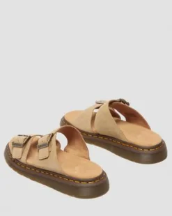 Josef mocka slide sandaler in Ruskea