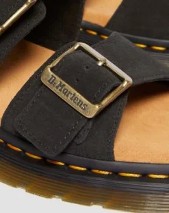 Josef mocka slide sandaler in Svart