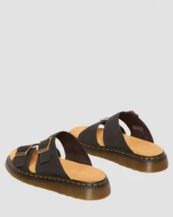 Josef mocka slide sandaler in Svart