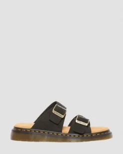 Josef mocka slide sandaler in Svart