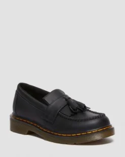 Junior Adrian-loafers i läder in Svart