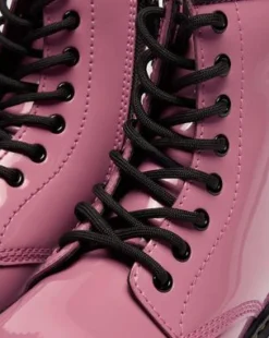 Junior 1460 lackerade Lamper-läderkängor in Dm's Rosa
