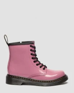 Junior 1460 lackerade Lamper-läderkängor in Dm's Rosa