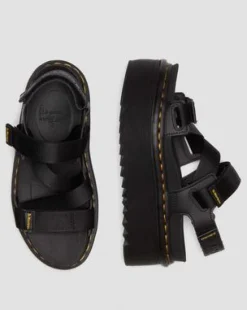 Kimber II Logo Webbing sandaler in Svart
