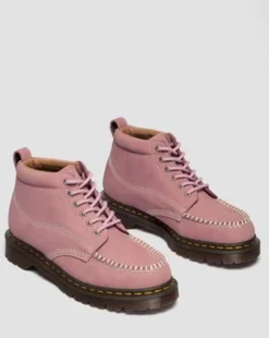 Lowell Chukka-kängor med mocktå i Nubuck-läder in Puderrosa