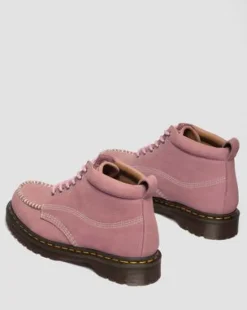 Lowell Chukka-kängor med mocktå i Nubuck-läder in Puderrosa