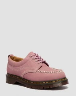 Lowell-skor med mockatå i Nubuck-läder in Puderrosa