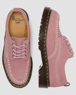 Lowell-skor med mockatå i Nubuck-läder in Puderrosa