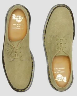 1461 Made in England skor i nubuck in Grön