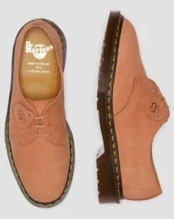 1461 Made in England skor i nubuck in Rosa