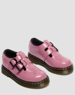 8065 Mary Jane lackerade Lamper-läderskor till småbarn in Dm's Rosa