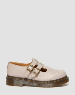 8065 Mary Jane Virginia läderskor in Vintage Taupe