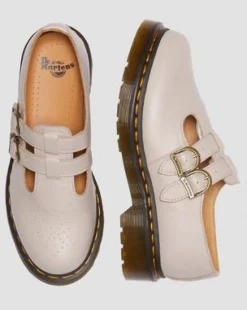8065 Mary Jane Virginia läderskor in Vintage Taupe