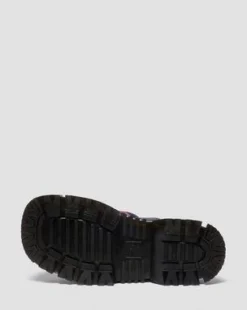 MATTISON SLIDE SLIP ON-SANDALER in Svart & Rosa Multi
