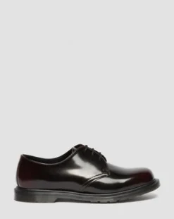 Mayfare-skor i Rub Off-läder in Cherry Red