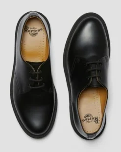 1461 Narrow Plain Welt Smooth-läder oxfordskor in Svart