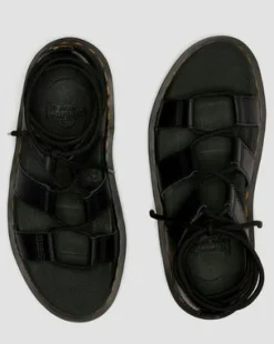 Nartilla Gladiator-sandaler i läder in Svart