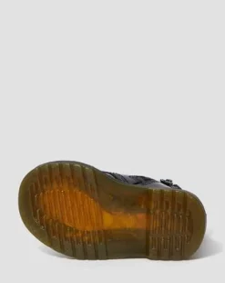 1460 Patent-lackläder snörkängor till spädbarn in Svart