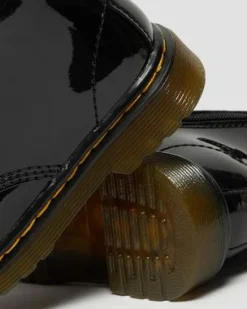 1460 Patent snörkängor i läder till småbarn in Svart