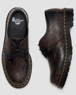 1461 Phoenix-skor i Vintage Smooth-läder in Svart