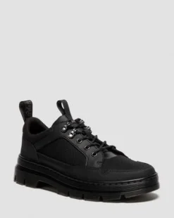 REEDER MK.02 UTILITY-SKOR I NYLON & MOCKA in Svart