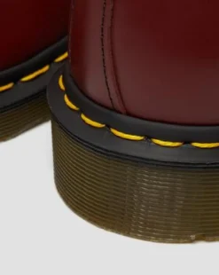 1461 Smooth-läder oxfordskor in Cherry Red