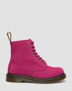 1460 SNÖRKÄNGOR I MILLED NUBUCK-LÄDER in Rosa
