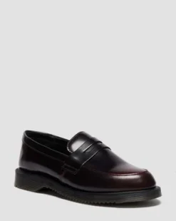 Temara-loafers i Arcadia-läder in Cherry Red