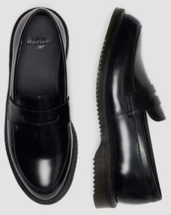 Temara-loafers i polerat Smooth-läder in Svart