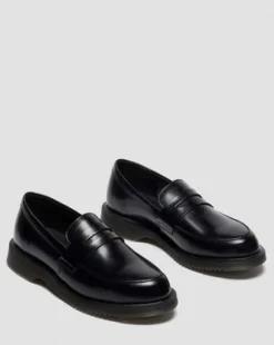 Temara-loafers i polerat Smooth-läder in Svart