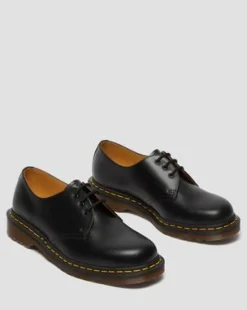 Vintage 1461 Quilon oxfordskor i läder in Svart