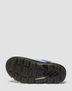Zebzag Casual Slingback plattformsmules i mocka&nbsp; in Kornblå