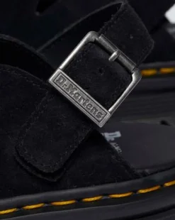 Zebzag Casual Slingback plattformsmules i mocka&nbsp; in Svart